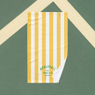 Pickleball Social Club Cabana Jaune Stripe