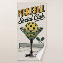 Pickleball Social Club Retro Paddle Court 