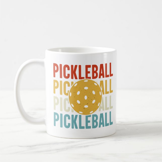 Pickleball Sport  Coffee Mug (Left)