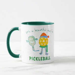 Pickleball Sport Funny Cool Trendy Pickleball Day  Mug