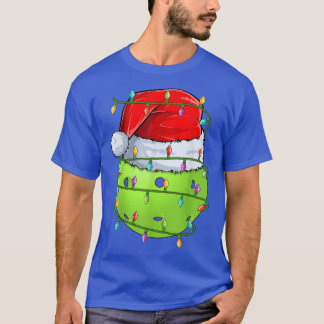Pickleball Sports Lover Xmas Lights Pickleball Chr T-Shirt