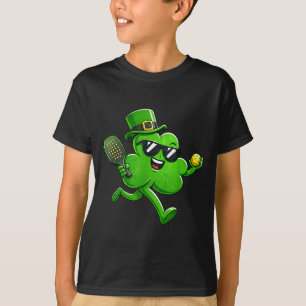 Pickleball st patricks day boys kids sport irish T-Shirt