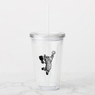 Pickleball Star Acrylic Tumbler