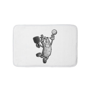 Pickleball Star Bath Mat