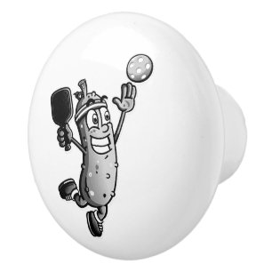Pickleball Star Ceramic Knob