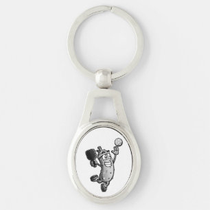 Pickleball Star Keychain