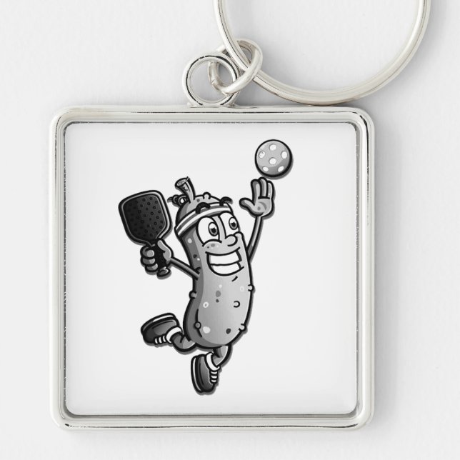 Pickleball Star Keychain (Front)