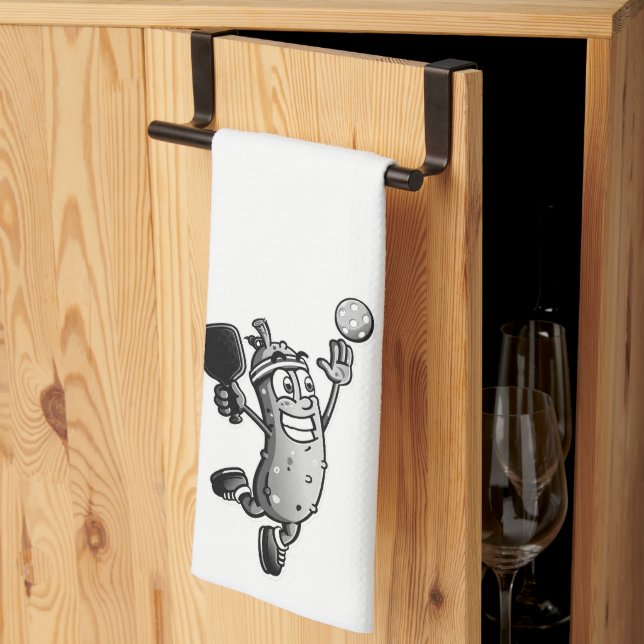 Pickleball Star Kitchen Towel (Thirds Fold)