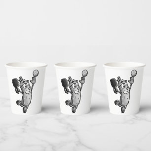 Pickleball Star Paper Cups