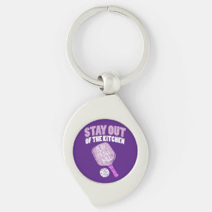 Pickleball - Stay Out Of The Kitchen Keychain