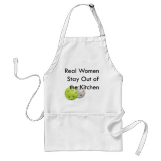 Pickleball -- stay out of the kitchen! standard apron