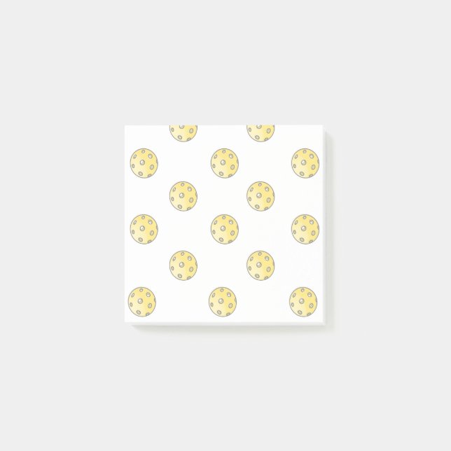 Pickleball Sticky-Note ou Bloc-notes Post-it (Devant)