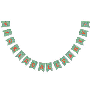 Pickleball Summer Bunting Flags