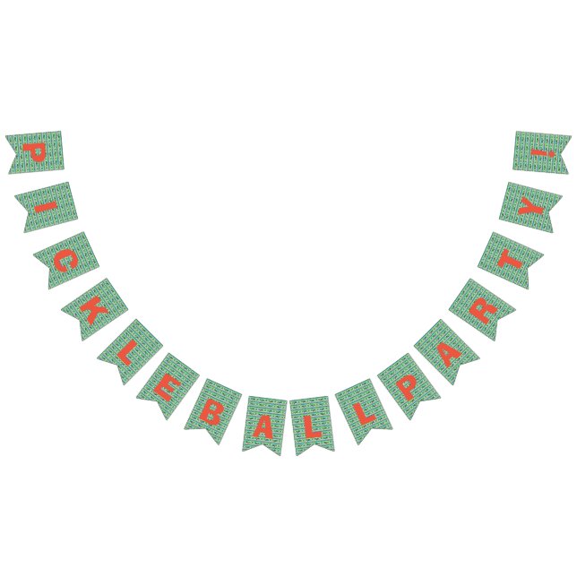 Pickleball Summer Bunting Flags (All)