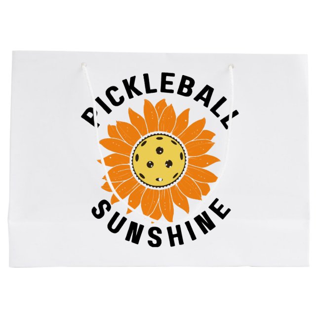 Pickleball sunshine large gift bag (Back)