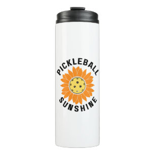 Pickleball sunshine thermal tumbler