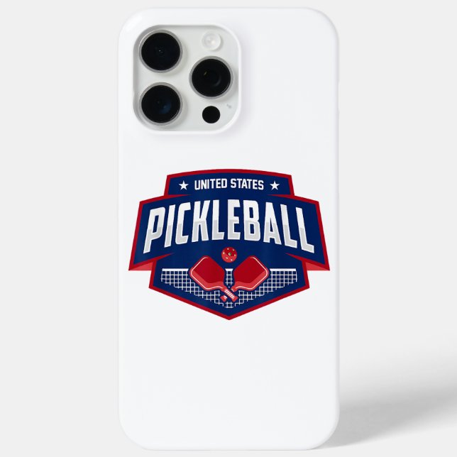 Pickleball Support the Team Pickleball Player USA  Case-Mate iPhone Case (Back)