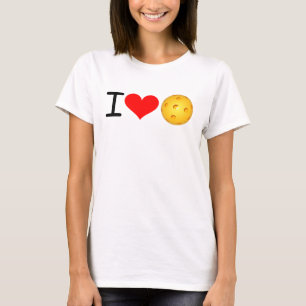 Pickleball T-shirt: I Love Pickleball T-Shirt