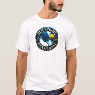 Pickleball T Shirts Old School Pickleball brand