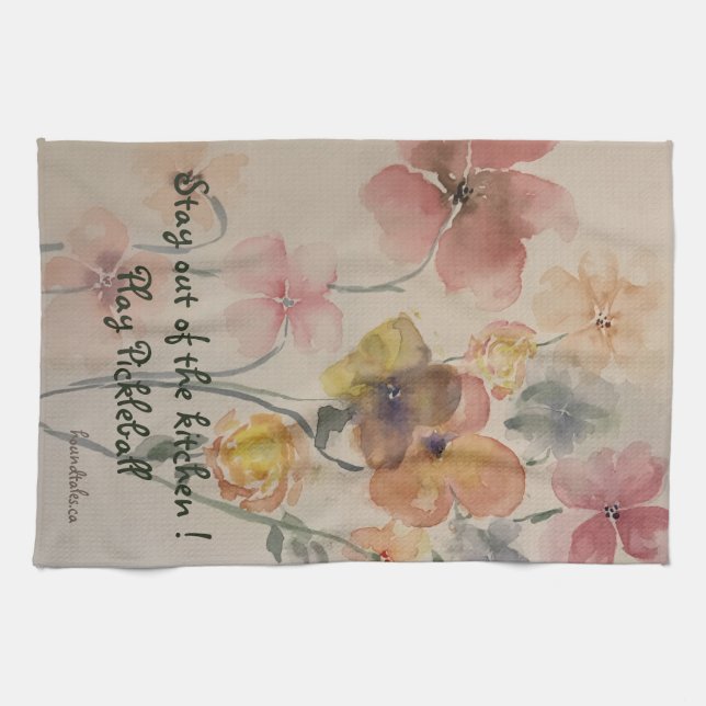Pickleball Tea Towel (Horizontal)