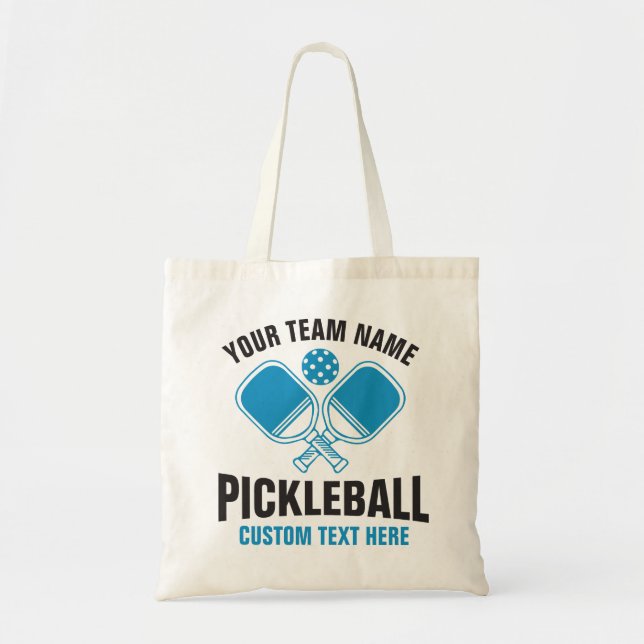 Pickleball Team Club Pickleball Player Tote Bag (Front)
