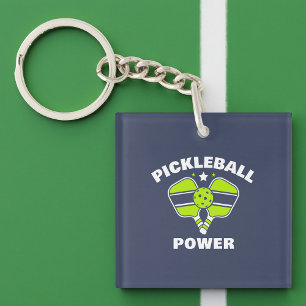 Pickleball Team Custom  Keychain
