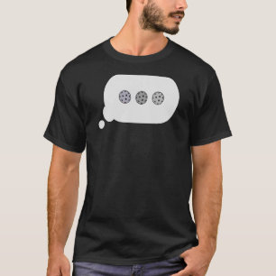Pickleball Text Message Chat Bubble Pickleball Pl T-Shirt