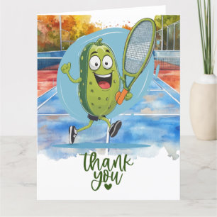 Pickleball  thank you card
