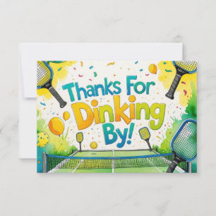 Pickleball  thank you card