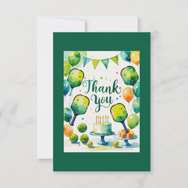 Pickleball  thank you card (Front)