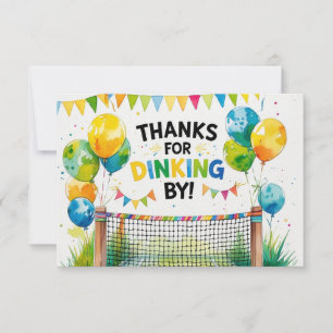 Pickleball  thank you card