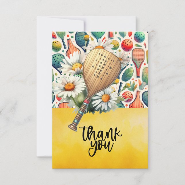 Pickleball  thank you card (Front)