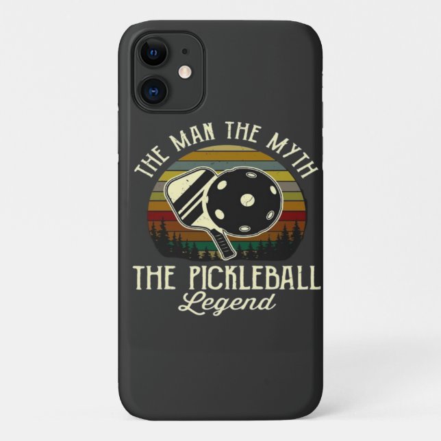 Pickleball- The Man, The Myth, The Legend  Case-Mate iPhone Case (Back)