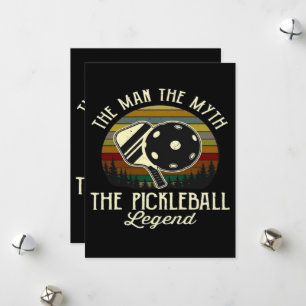 Pickleball- The Man, The Myth, The Legend Holiday Card
