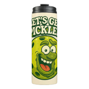 Pickleball Themed Thermal Tumbler