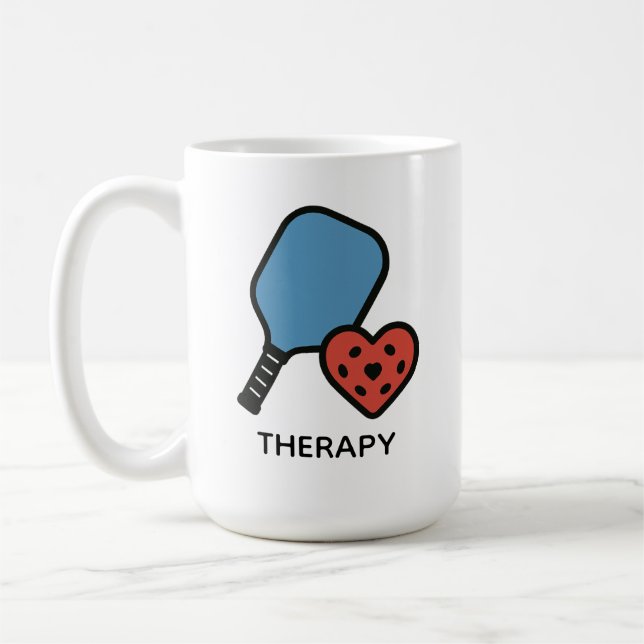 Pickleball Therapy  Coffee Mug (Left)