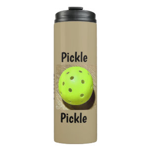 Pickleball thermal tumbler