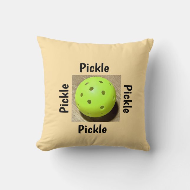 Pickleball  throw pillow (Front)