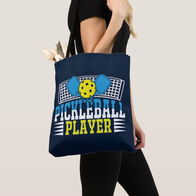 Pickleball Tote Bag (Close Up)