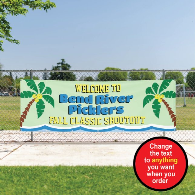 Pickleball Tournament Welcome Banner (Creator Uploaded)