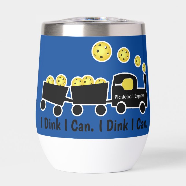 Pickleball Training I Dink I Can Yellow Ball (Front)