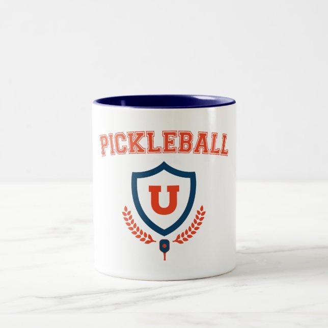 Pickleball University Two-Tone Coffee Mug (Center)