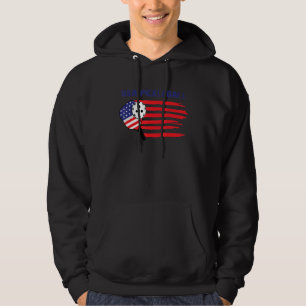 Pickleball USA American Flag US Player Paddleball  Hoodie
