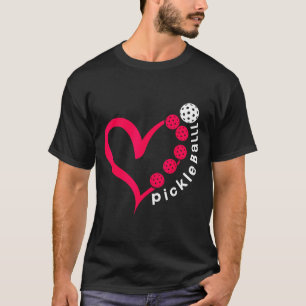 Pickleball valentine - heart pickleball lovers T-Shirt