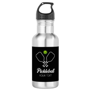 Pickleball with Paddles & Ball Personalized 532 Ml Water Bottle