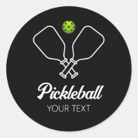 Pickleball with Paddles & Ball Personalized