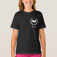Pickleball with Paddles & Ball Personalized Name