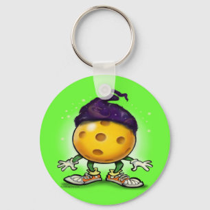 Pickleball Wizard Keychain