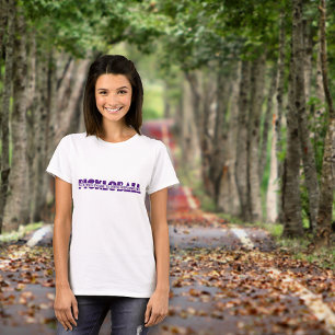 Pickleball women funny purple slogan T-Shirt