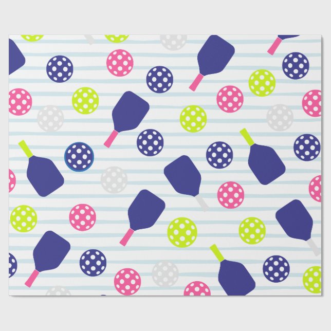 Pickleball Wrapping Paper (Flat)